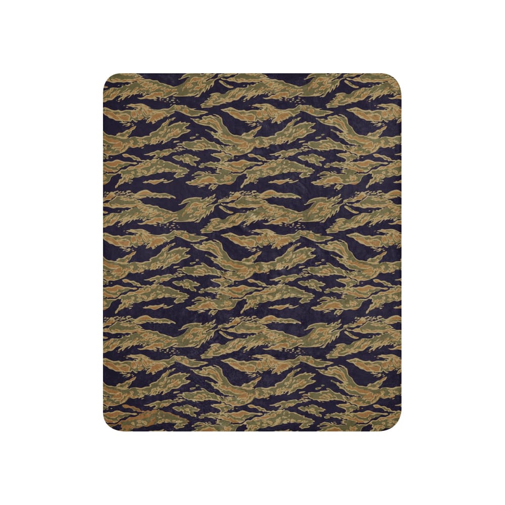 American Tiger Stripe Special Forces Advisor Gold CAMO Sherpa blanket