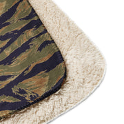 Tiger Stripe Special Forces Advisor Gold CAMO Sherpa Blanket