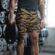 Tiger Stripe Special Forces Advisor Gold CAMO Unisex Athletic Long Shorts - 2XS