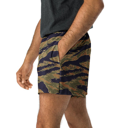 American Tiger Stripe Special Forces Advisor Gold CAMO Unisex Athletic Shorts - XS