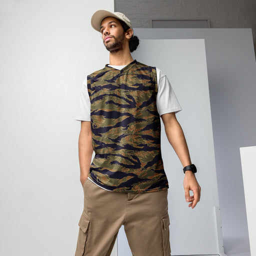 Tiger Stripe Special Forces Advisor Gold CAMO Unisex Basketball Jersey - 2XS