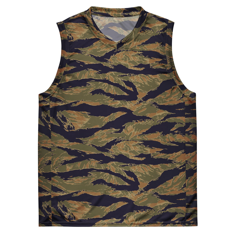Tiger Stripe Special Forces Advisor Gold CAMO Unisex Basketball Jersey