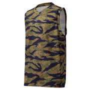 Tiger Stripe Special Forces Advisor Gold CAMO Unisex Basketball Jersey