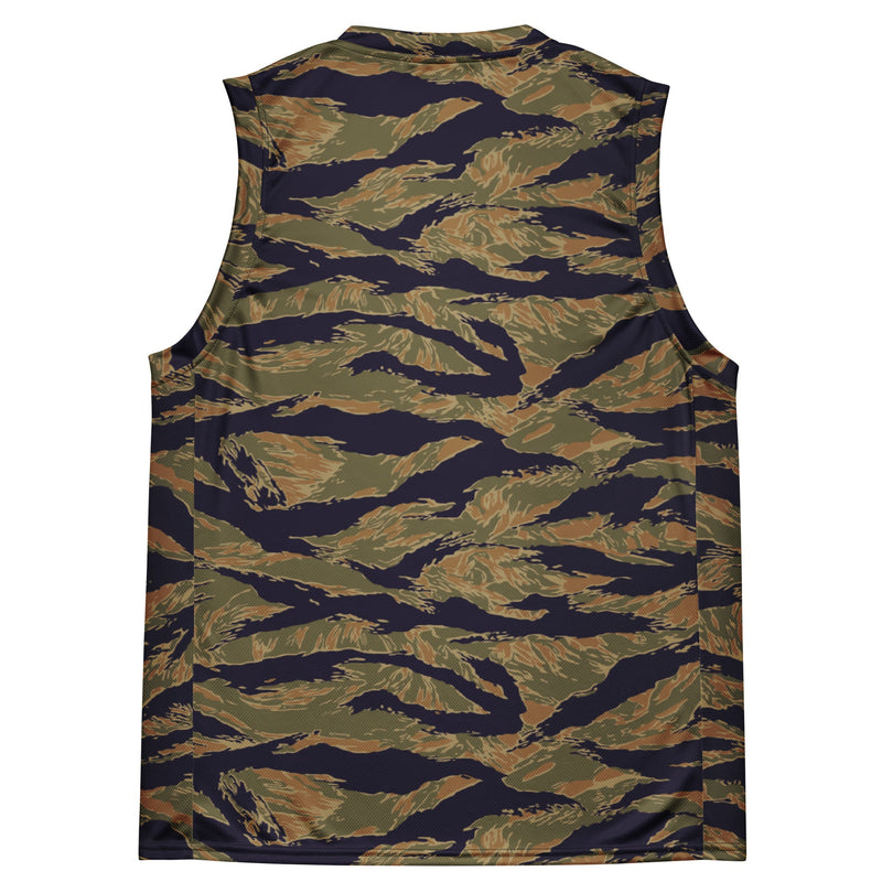 Tiger Stripe Special Forces Advisor Gold CAMO Unisex Basketball Jersey