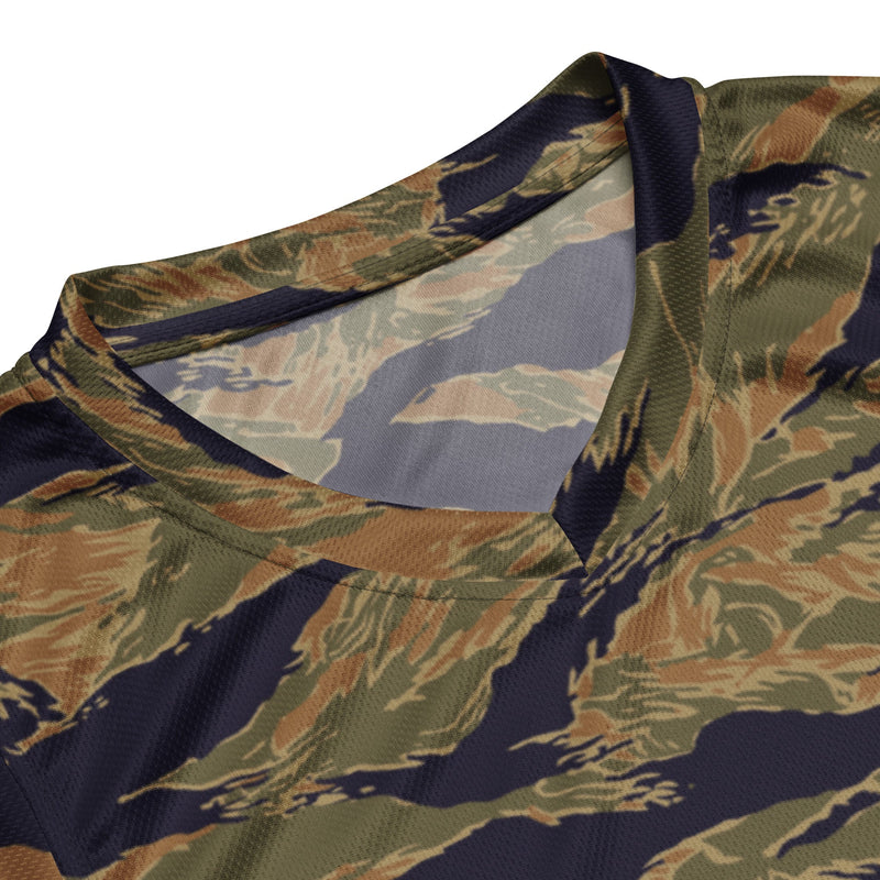 Tiger Stripe Special Forces Advisor Gold CAMO Unisex Basketball Jersey
