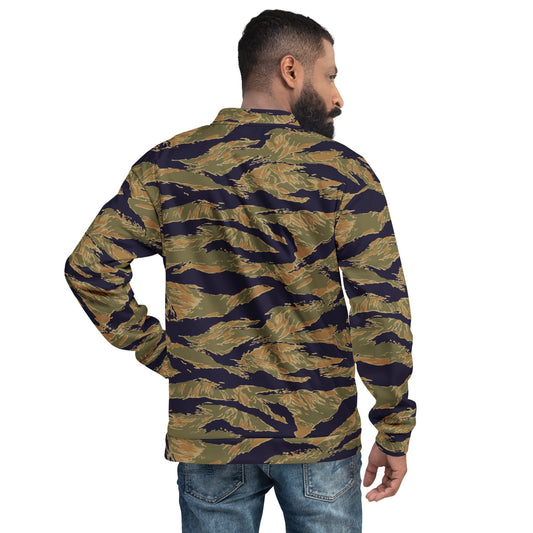American Tiger Stripe Special Forces Advisor Gold CAMO Unisex Bomber Jacket - Jackets