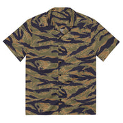 Tiger Stripe Special Forces Advisor Gold CAMO Unisex Short-Sleeve Button Shirt - 2XS - Button-Up