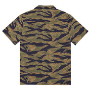 Tiger Stripe Special Forces Advisor Gold CAMO Unisex Short-Sleeve Button Shirt - Button-Up