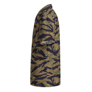 Tiger Stripe Special Forces Advisor Gold CAMO Unisex Short-Sleeve Button Shirt - Button-Up