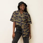 Tiger Stripe Special Forces Advisor Gold CAMO Unisex Short-Sleeve Button Shirt - Button-Up