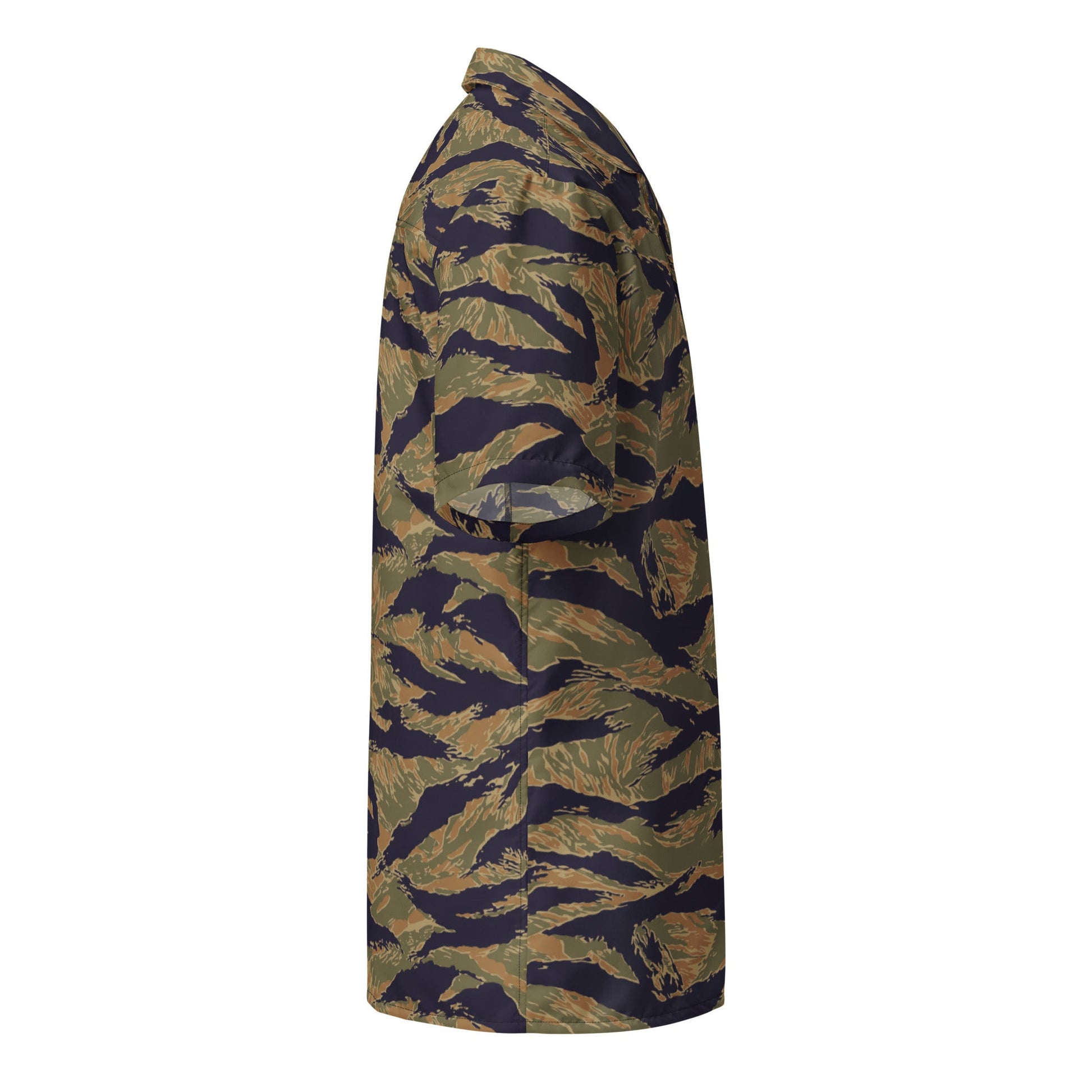 American Tiger Stripe Special Forces Advisor Gold CAMO Unisex button shirt - Button Shirts