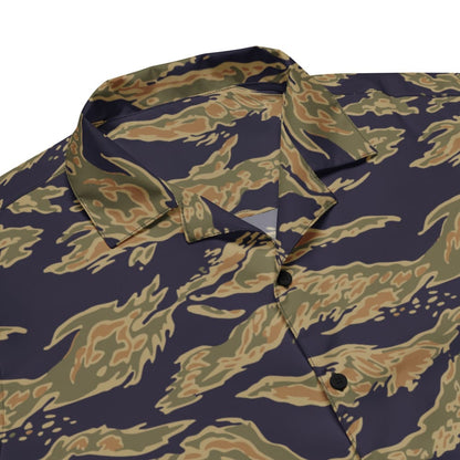 American Tiger Stripe Special Forces Advisor Gold CAMO Unisex button shirt