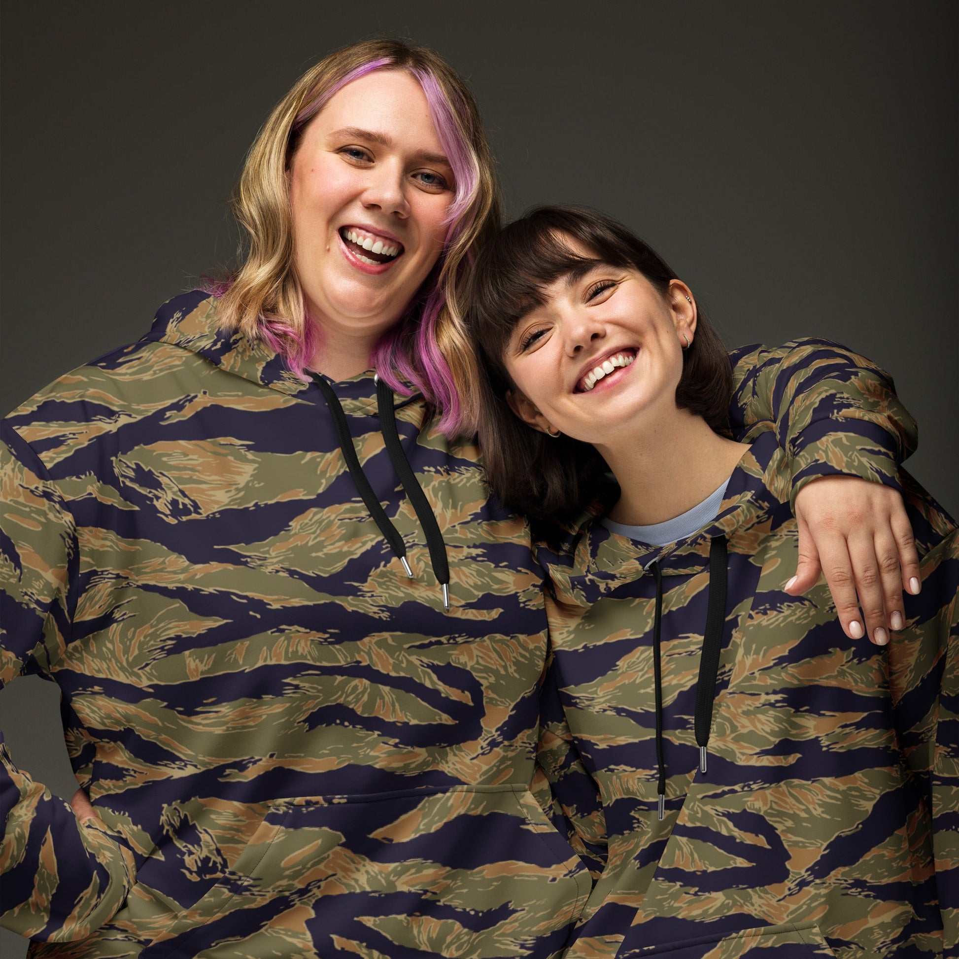 American Tiger Stripe Special Forces Advisor Gold CAMO Unisex Hoodie - Hoodies