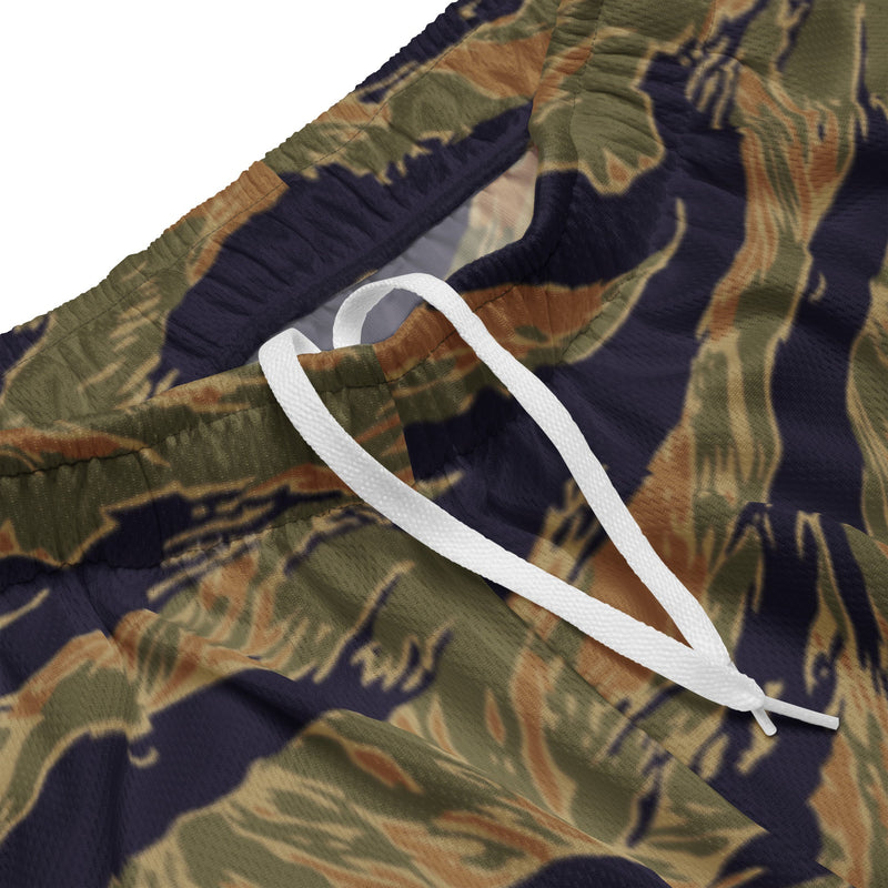 Tiger Stripe Special Forces Advisor Gold CAMO Unisex Mesh Shorts