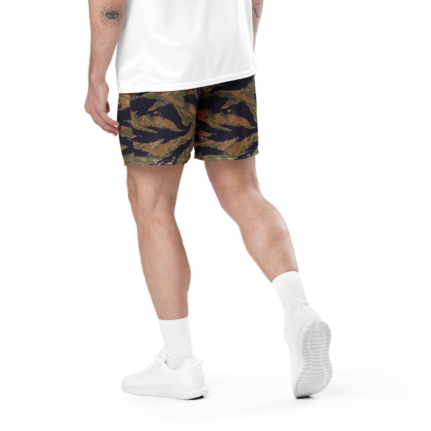 American Tiger Stripe Special Forces Advisor Gold CAMO Unisex mesh shorts - Mesh Shorts