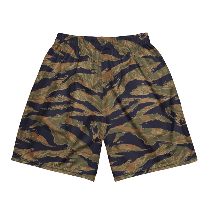 Tiger Stripe Special Forces Advisor Gold CAMO Unisex Mesh Shorts