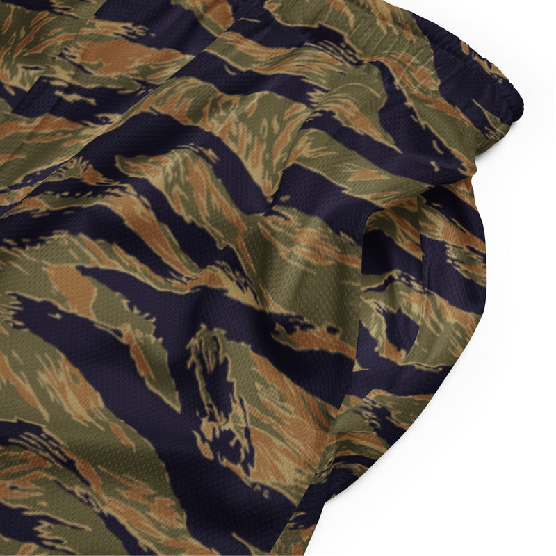 Tiger Stripe Special Forces Advisor Gold CAMO Unisex Mesh Shorts