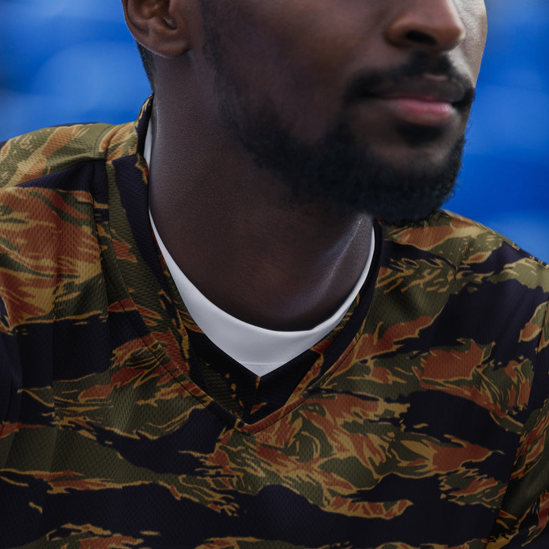 Tiger Stripe Special Forces Advisor Gold CAMO Unisex Sports Jersey