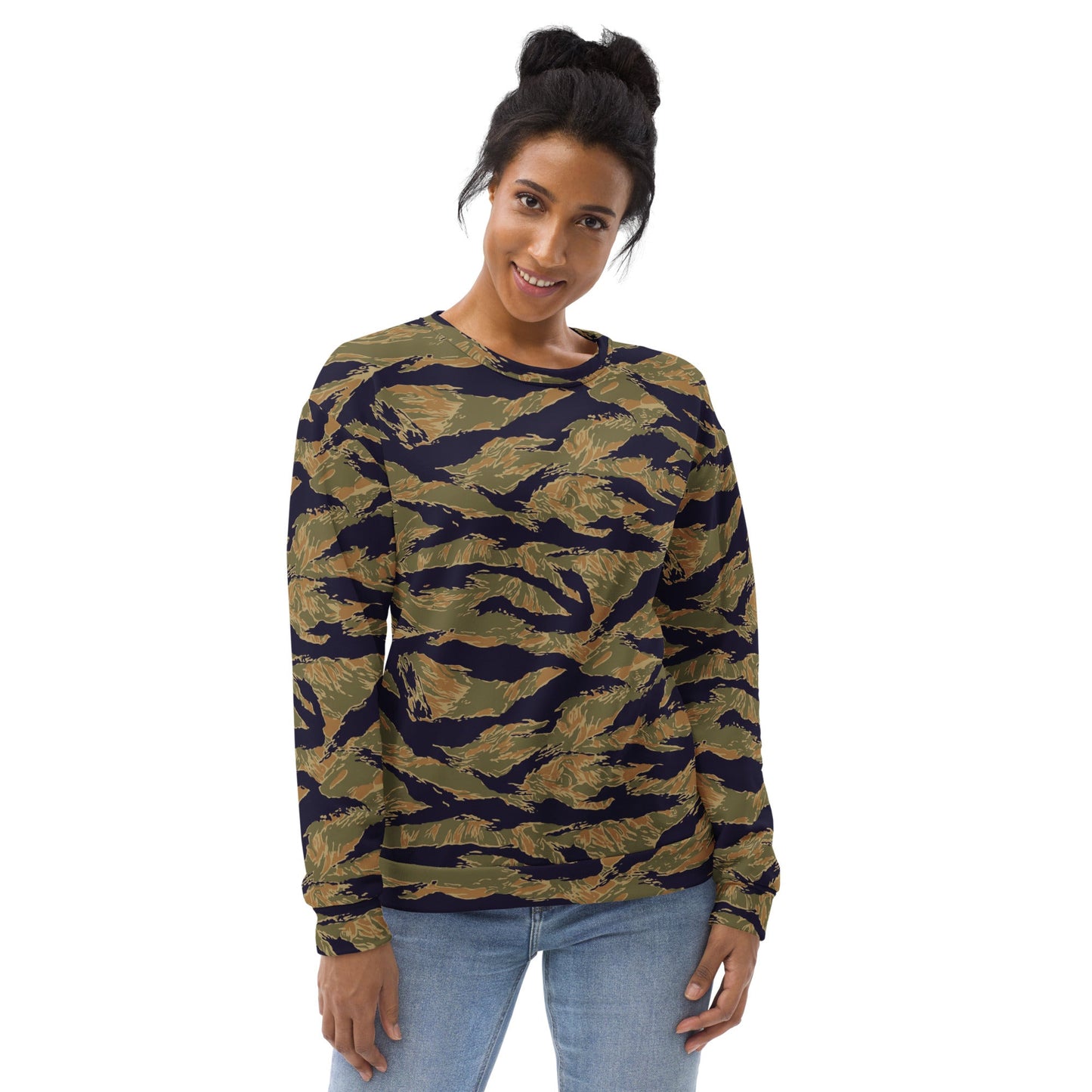 American Tiger Stripe Special Forces Advisor Gold CAMO Unisex Sweatshirt