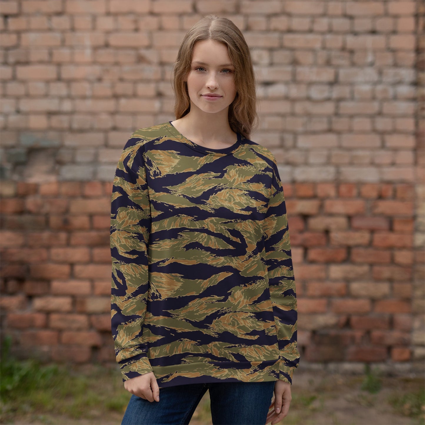 American Tiger Stripe Special Forces Advisor Gold CAMO Unisex Sweatshirt