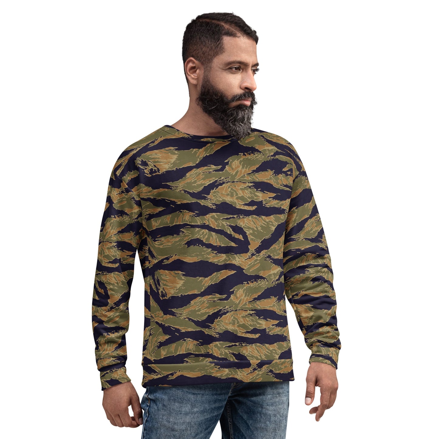 American Tiger Stripe Special Forces Advisor Gold CAMO Unisex Sweatshirt