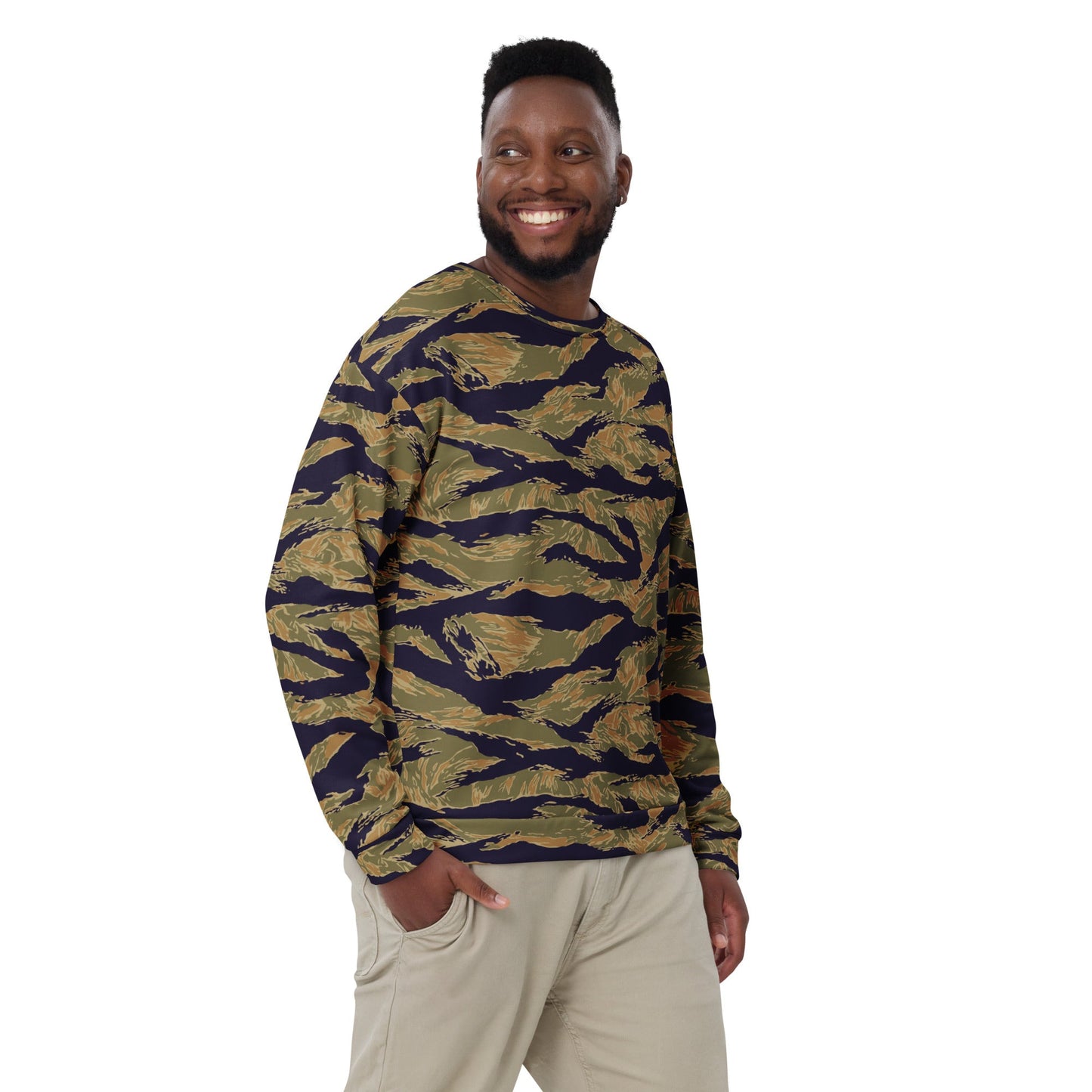 American Tiger Stripe Special Forces Advisor Gold CAMO Unisex Sweatshirt