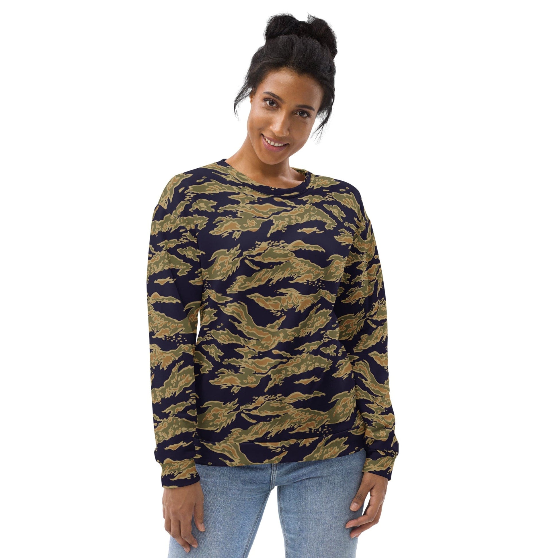 American Tiger Stripe Special Forces Advisor Gold CAMO Unisex Sweatshirt