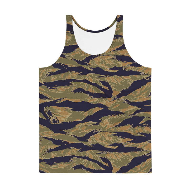 Tiger Stripe Special Forces Advisor Gold CAMO Unisex Tank Top - Shirt