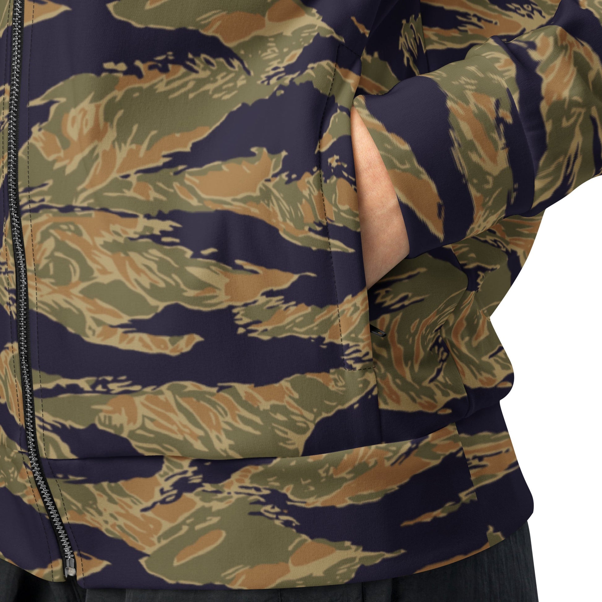 American Tiger Stripe Special Forces Advisor Gold CAMO Unisex track jacket - Track Jackets