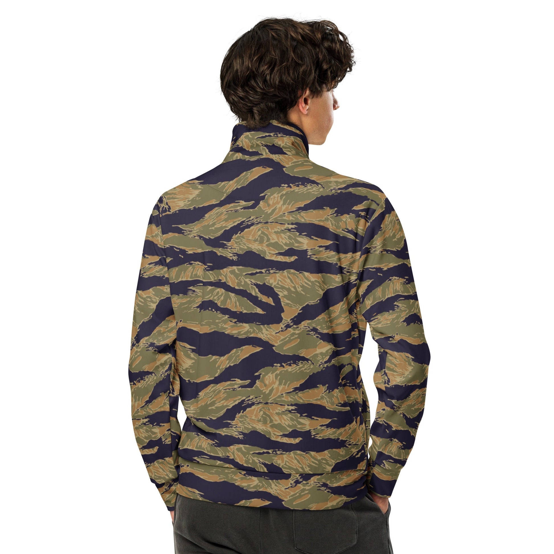 American Tiger Stripe Special Forces Advisor Gold CAMO Unisex track jacket - Track Jackets