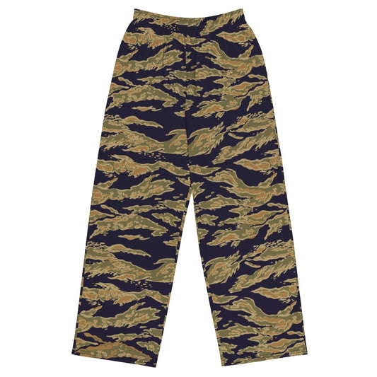 American Tiger Stripe Special Forces Advisor Gold CAMO unisex wide-leg pants - 2XS