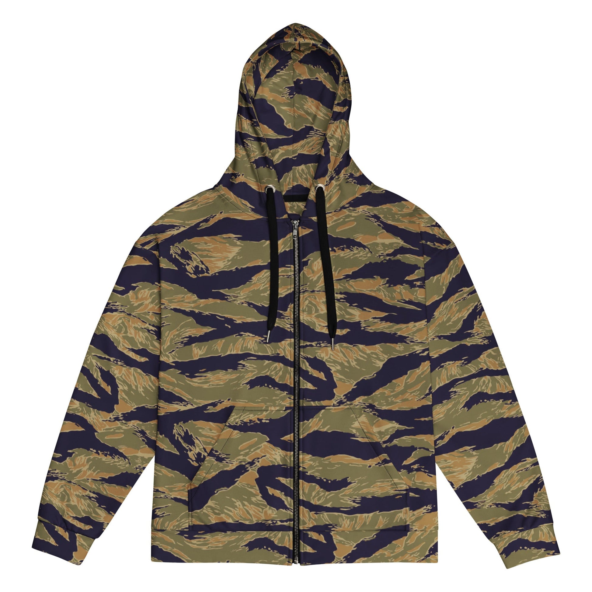 American Tiger Stripe Special Forces Advisor Gold CAMO Unisex zip hoodie - 2XS - Zip Hoodies
