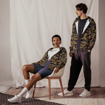 American Tiger Stripe Special Forces Advisor Gold CAMO Unisex zip hoodie - Zip Hoodies