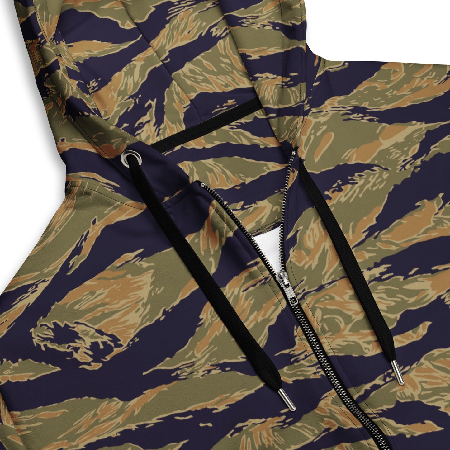 American Tiger Stripe Special Forces Advisor Gold CAMO Unisex zip hoodie - Zip Hoodies