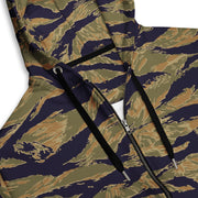 Tiger Stripe Special Forces Advisor Gold CAMO Unisex Zip Hoodie