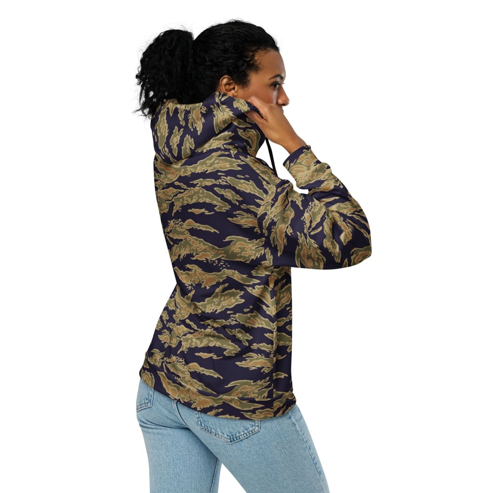 American Tiger Stripe Special Forces Advisor Gold CAMO Unisex zip hoodie