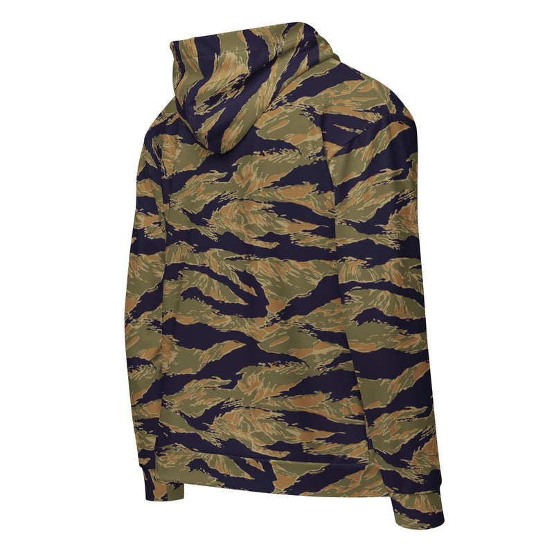 Tiger Stripe Special Forces Advisor Gold CAMO Unisex Zip Hoodie