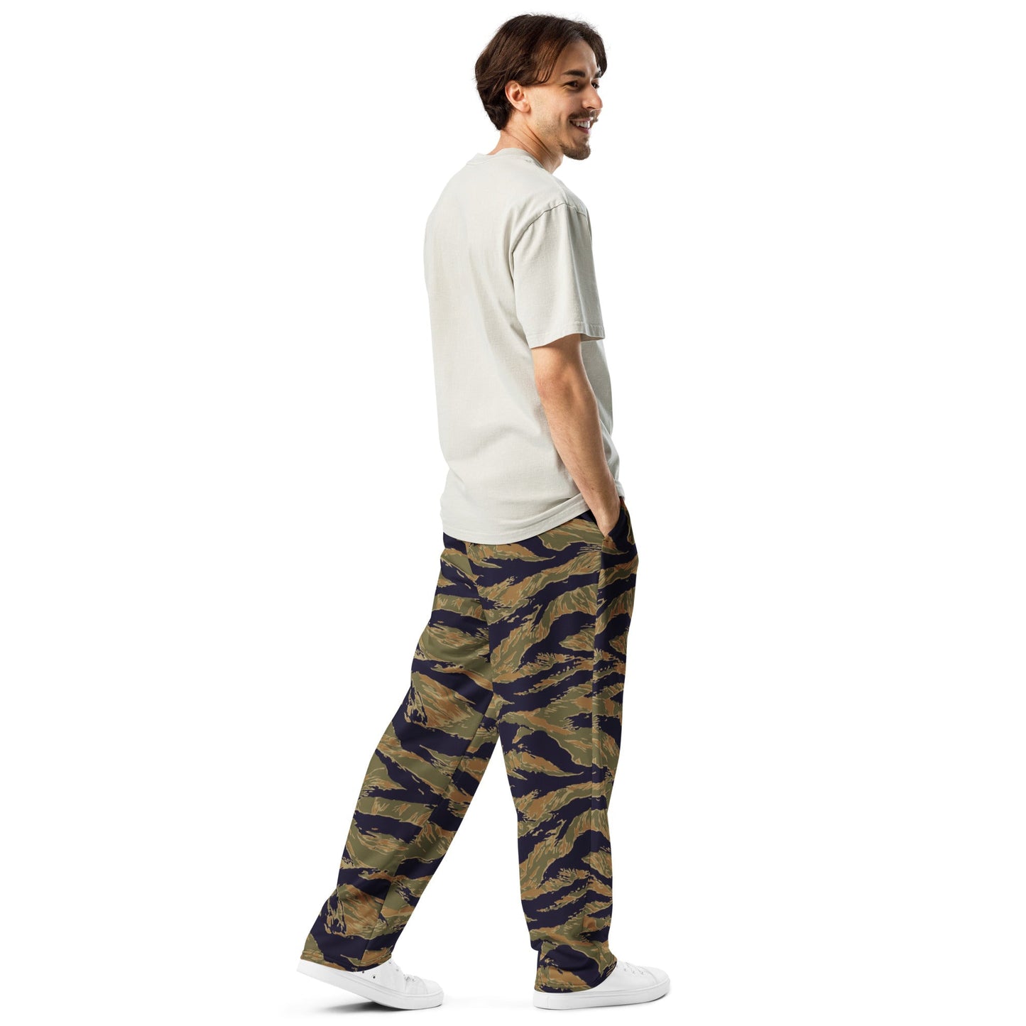 American Tiger Stripe Special Forces Advisor Gold CAMO Wide-leg joggers - Joggers