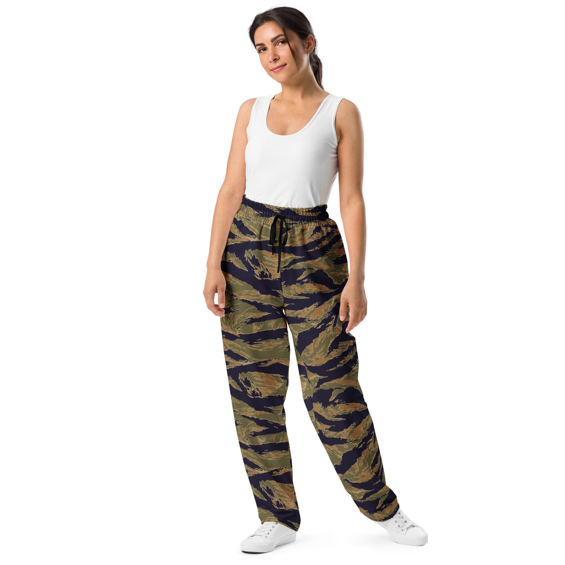 American Tiger Stripe Special Forces Advisor Gold CAMO Wide-leg joggers - Joggers