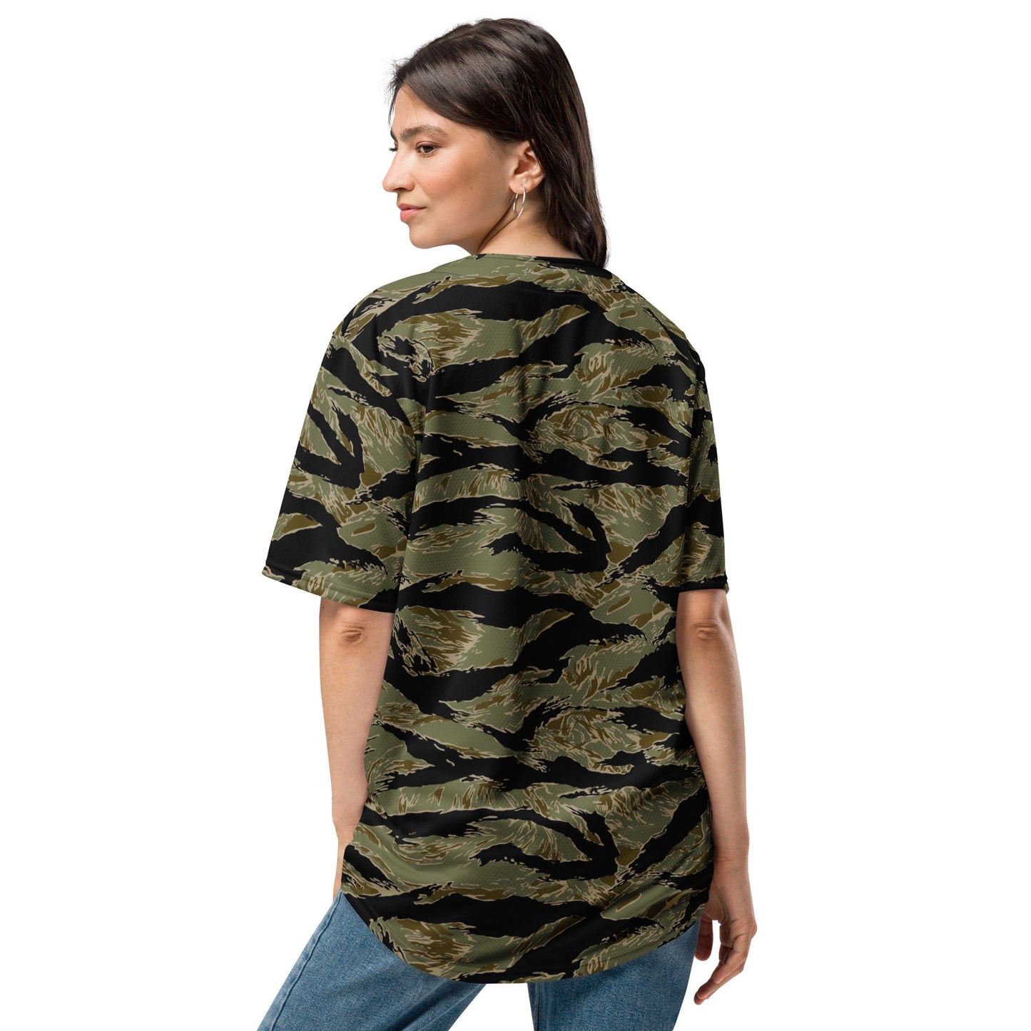 American Tiger Stripe Special Forces Advisor Sparse CAMO baseball jersey - Baseball Jerseys