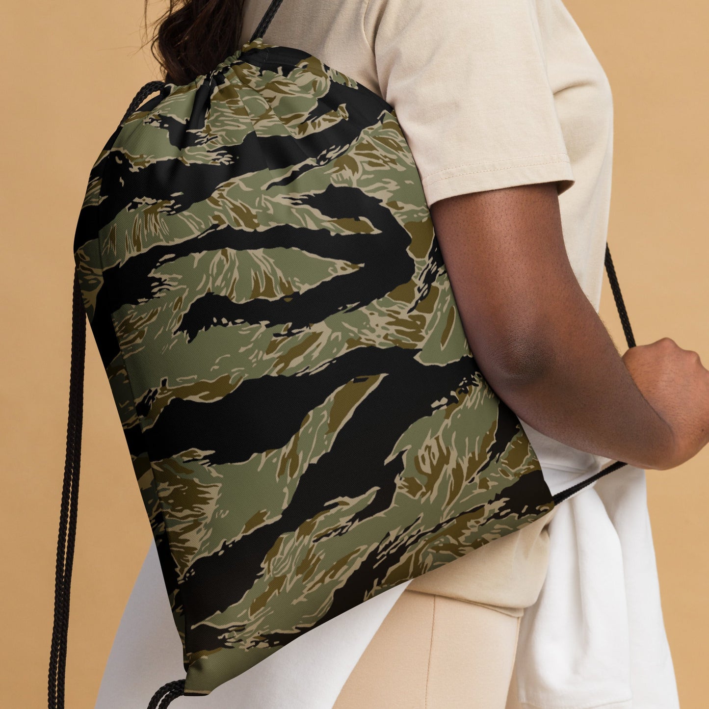 American Tiger Stripe Special Forces Advisor Sparse CAMO Drawstring Bag - Bags