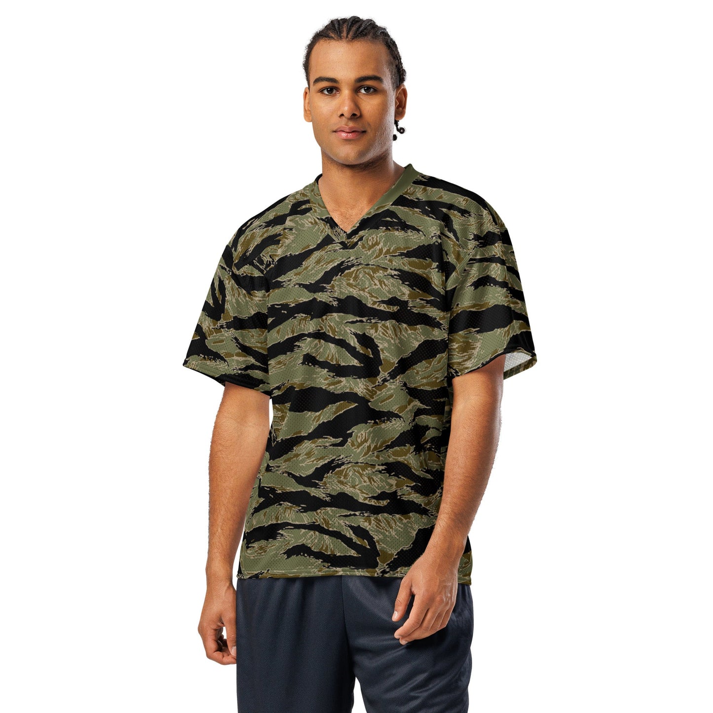 American Tiger Stripe Special Forces Advisor Sparse CAMO football jersey - Football Jersey