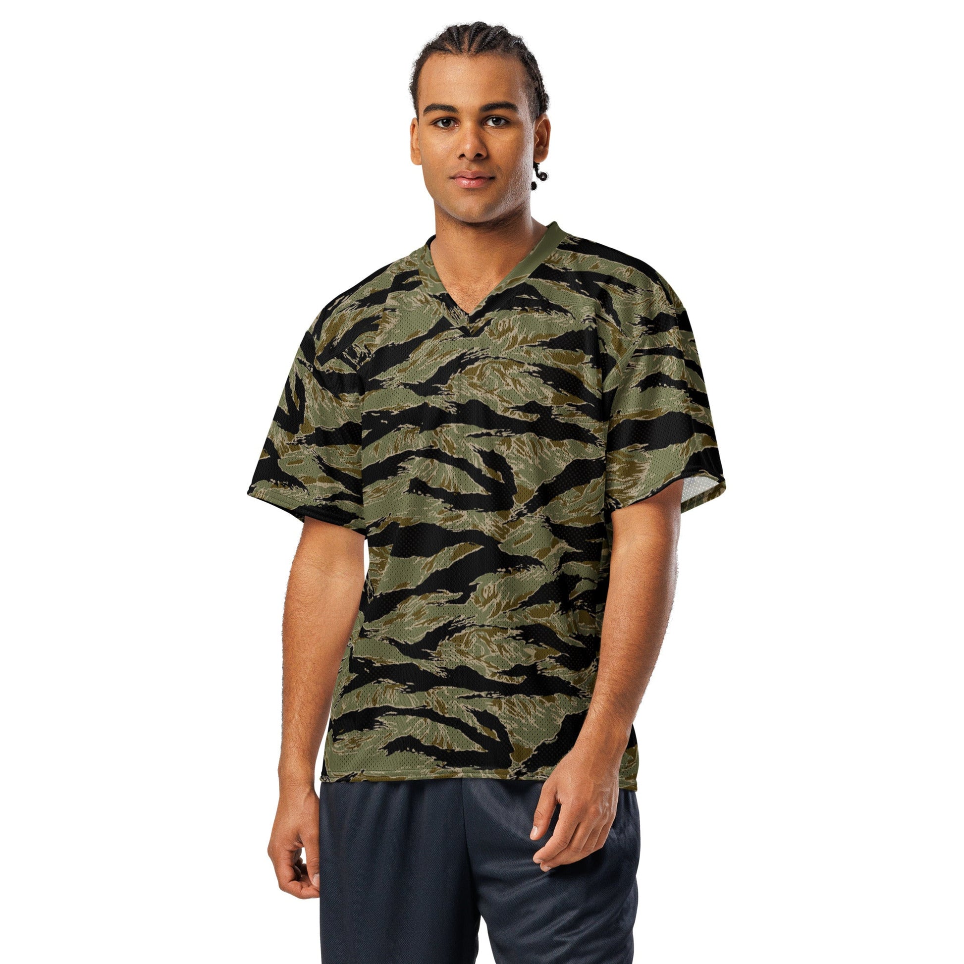 American Tiger Stripe Special Forces Advisor Sparse CAMO football jersey - Football Jersey