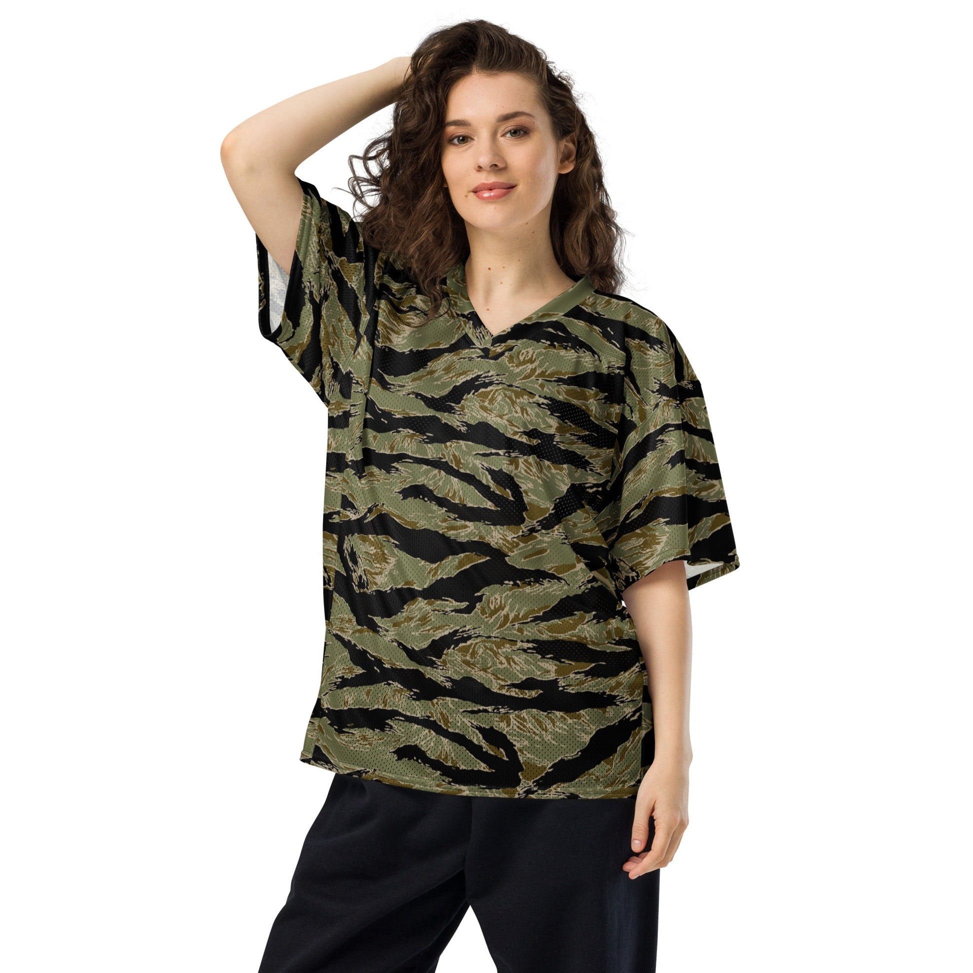 American Tiger Stripe Special Forces Advisor Sparse CAMO football jersey - Football Jersey