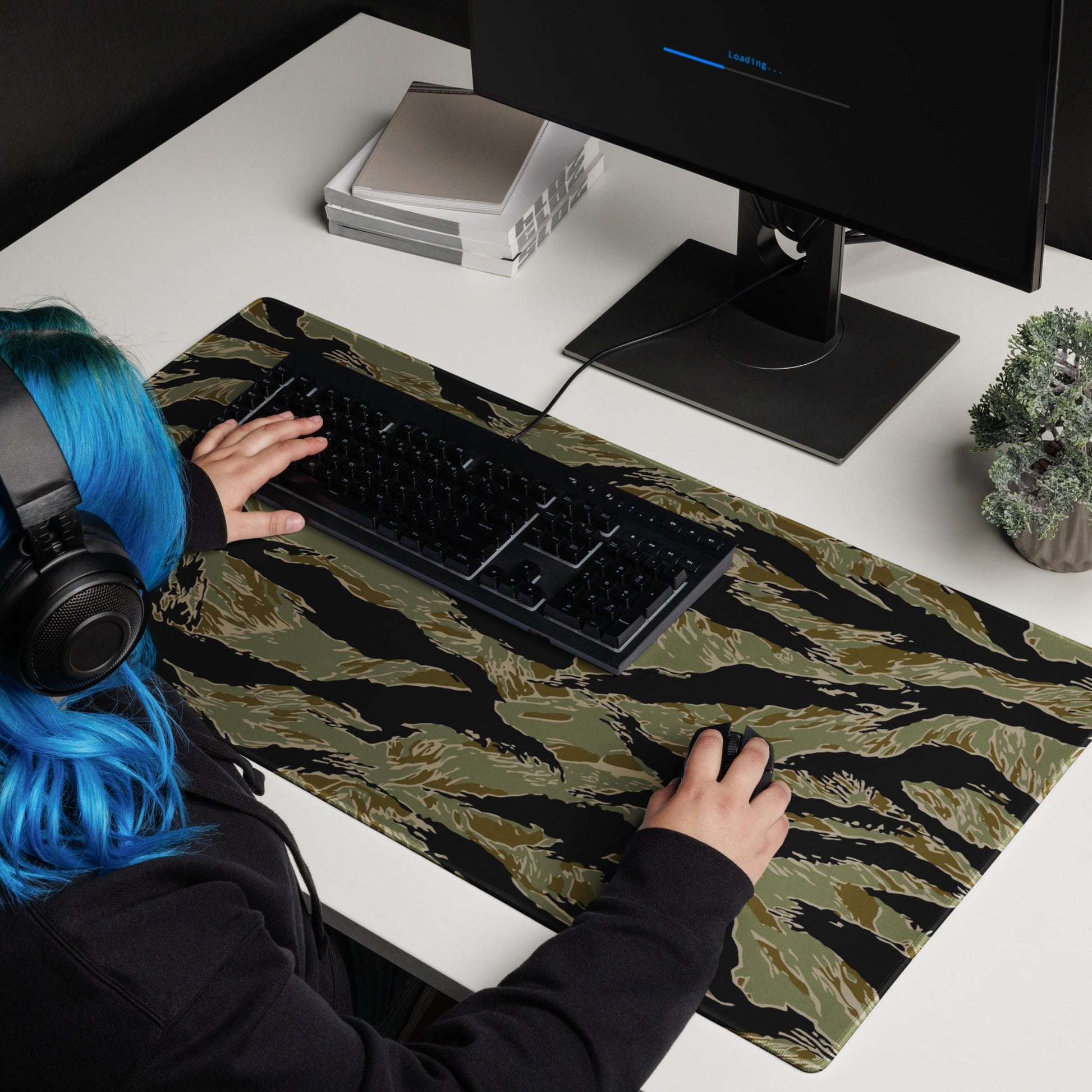 American Tiger Stripe Special Forces Advisor Sparse CAMO Gaming mouse pad - Mouse Pads