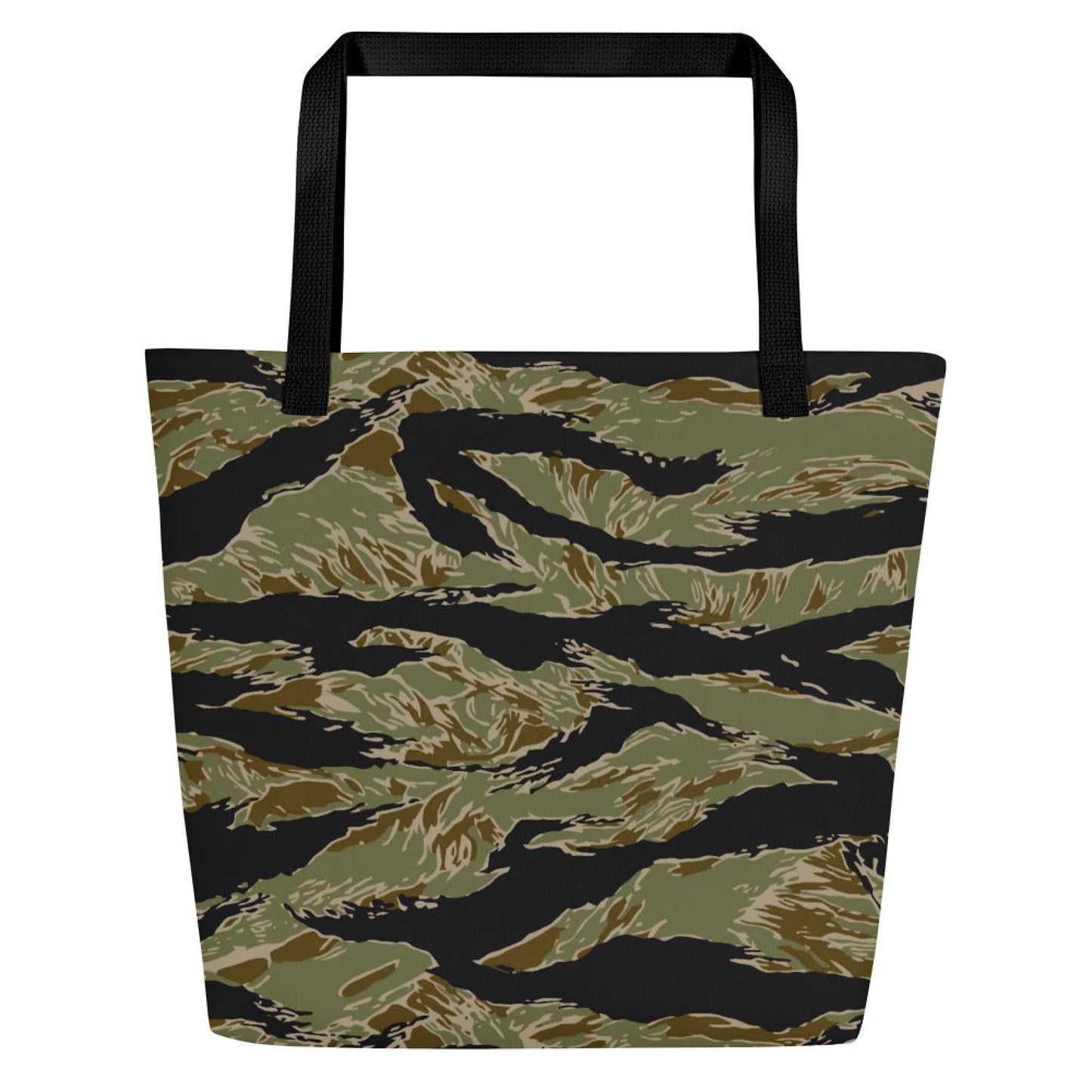 American Tiger Stripe Special Forces Advisor Sparse CAMO Large Tote Bag