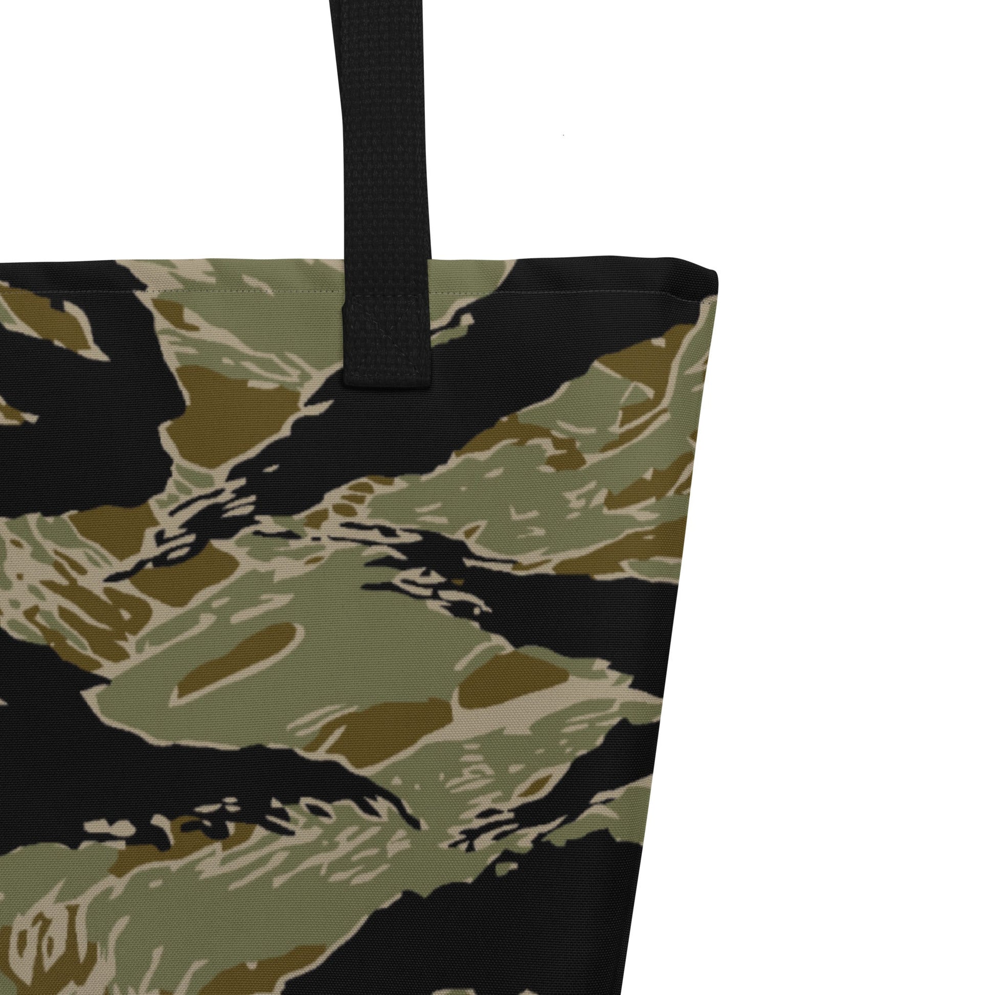 American Tiger Stripe Special Forces Advisor Sparse CAMO Large Tote Bag