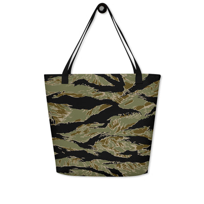 American Tiger Stripe Special Forces Advisor Sparse CAMO Large Tote Bag