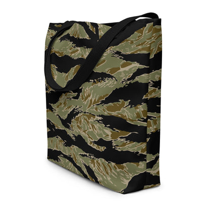 American Tiger Stripe Special Forces Advisor Sparse CAMO Large Tote Bag