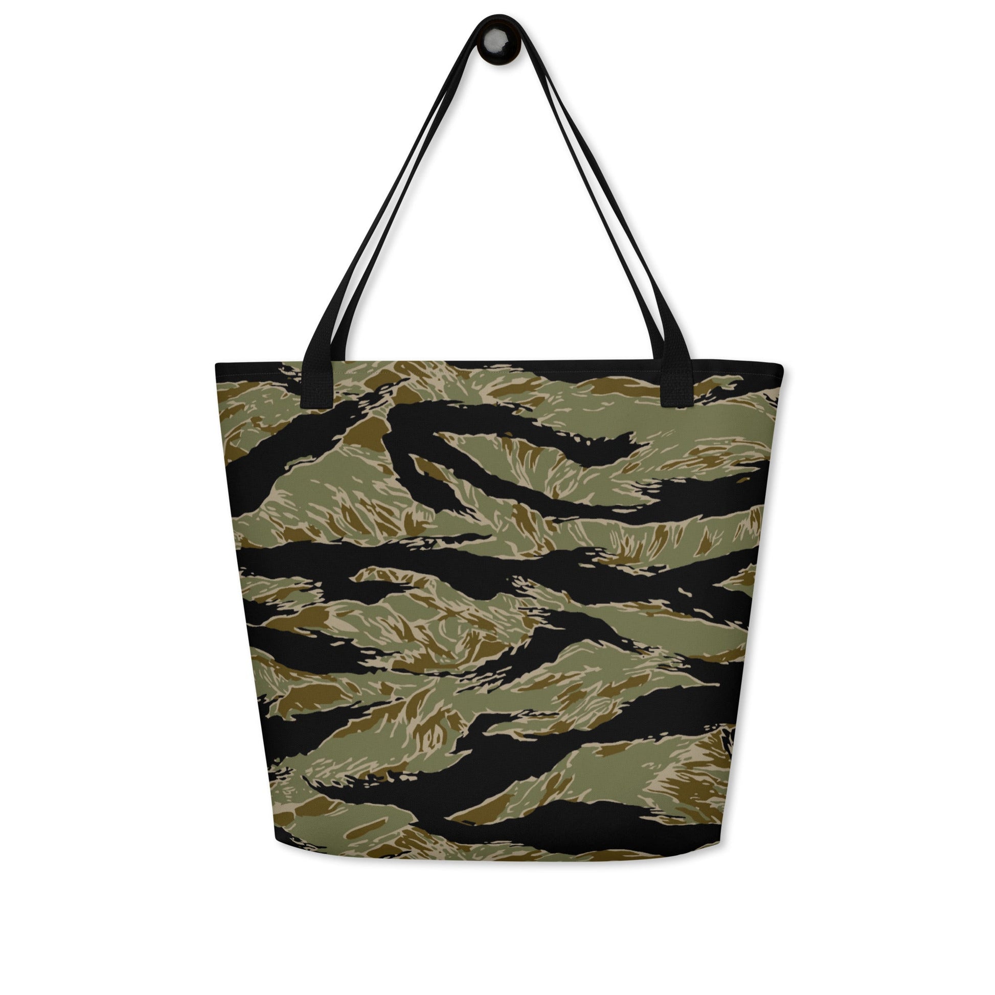 American Tiger Stripe Special Forces Advisor Sparse CAMO Large Tote Bag